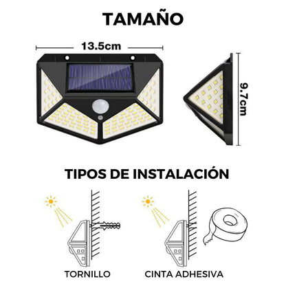 COMBO APLIQUE SOLAR SENSOR MVTO, ¡OFERTA DE LIQUIDACION!