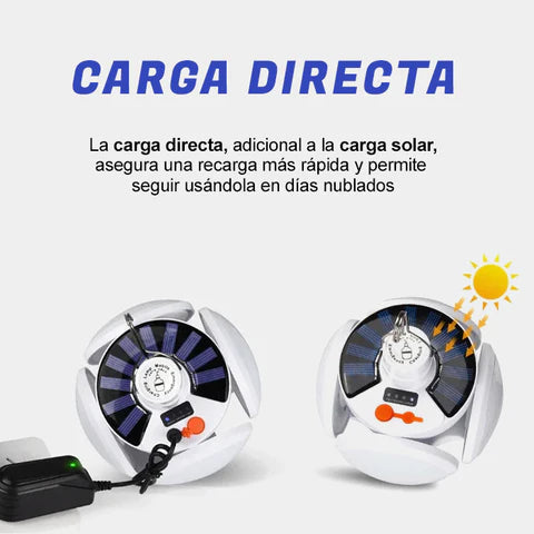 ILUMINACION SOLAR  ECOLOGICA PORTATIL